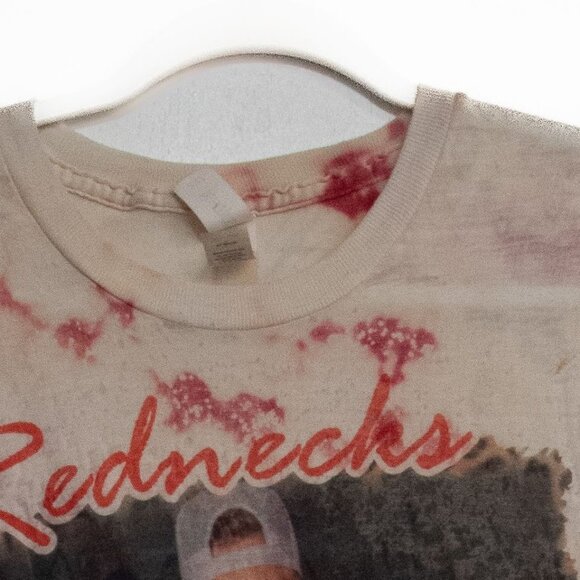 Rednecks Red Letters Red Dirt Graphic Tee Tie-Dye Design Unisex Size L - Picture 2 of 8